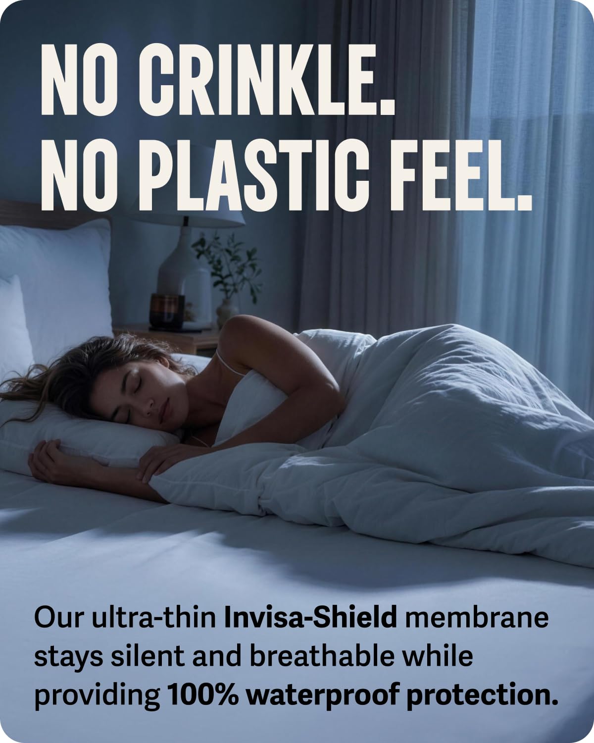 SafeRest Sleepure Waterproof Mattress Protector King Size