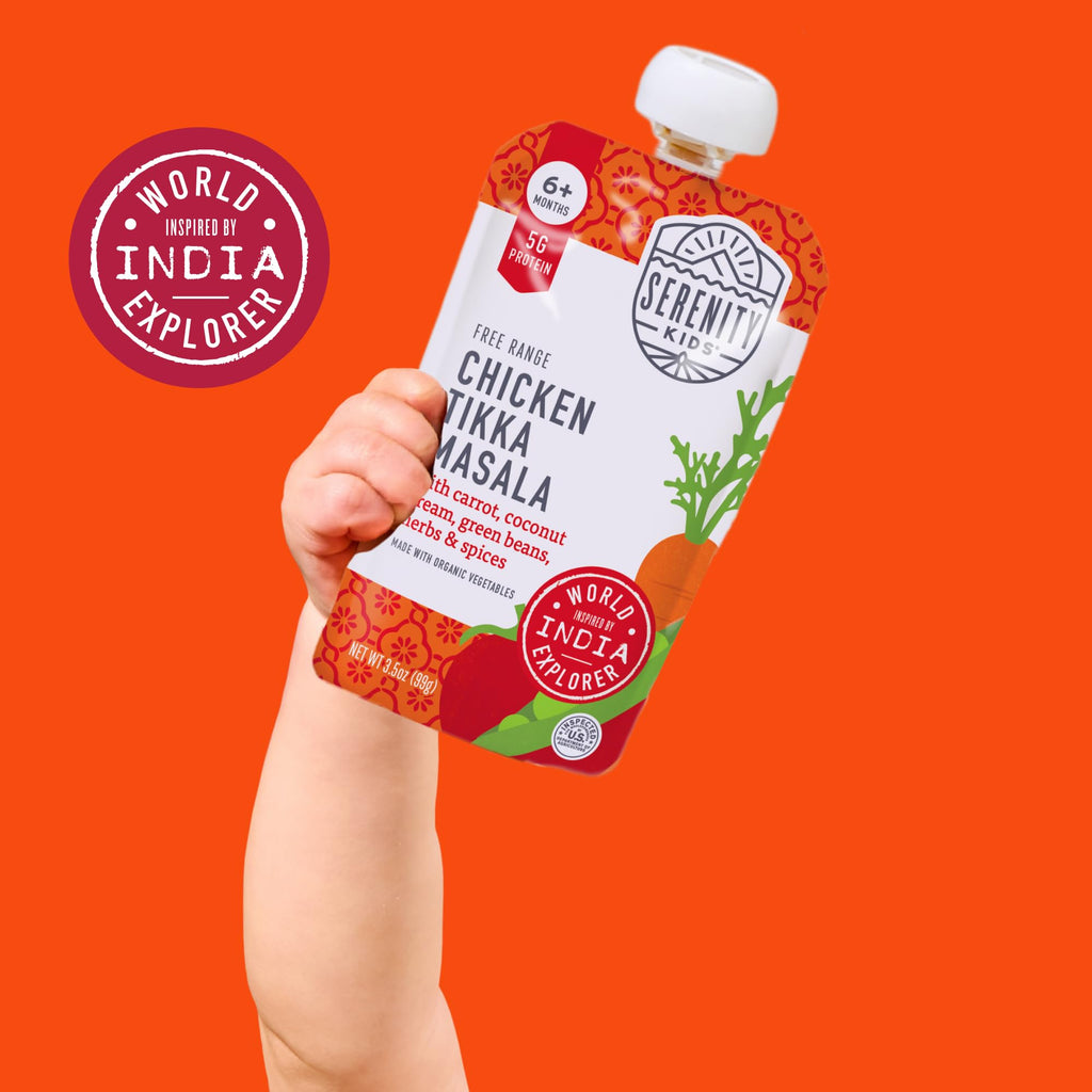 Serenity Kids World Explorers Organic Baby Food Pouches, 3.5 Oz, 18 Pack