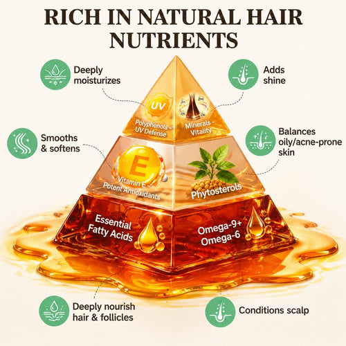 100% Raw Batana Oil for Hair from Honduras, 4.06 Fl Oz, Bright Coffee