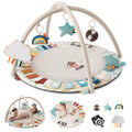 Blissful Diary Baby Play Gym, 5 Development Zones Activity Tummy Time Mat