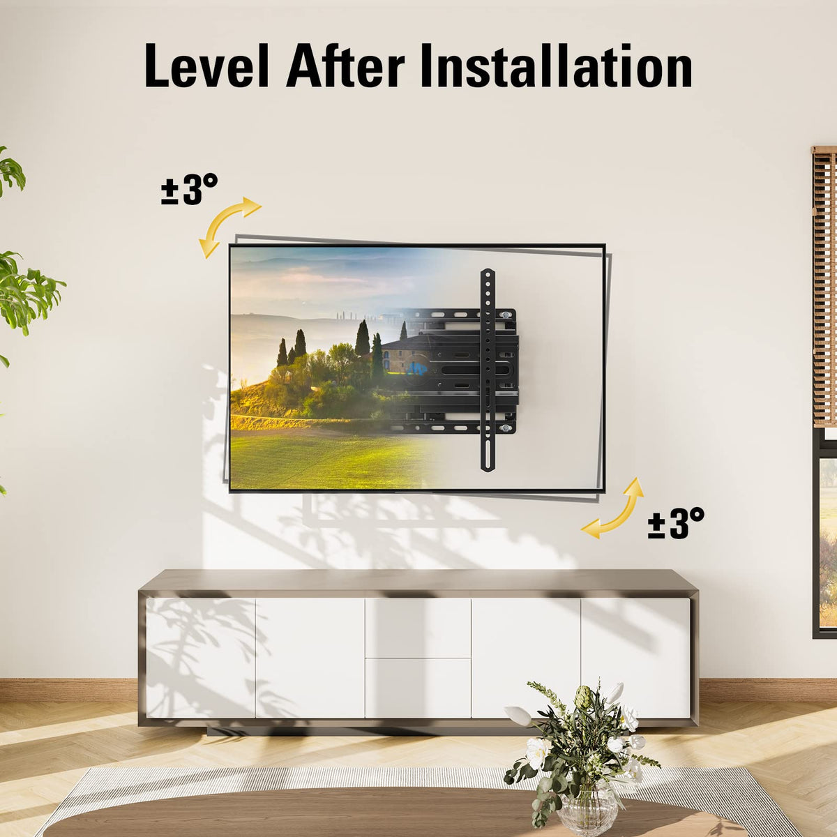 Mounting Dream Full Motion TV Wall Mount for 32-70 Inch TVs up to 110lbs
