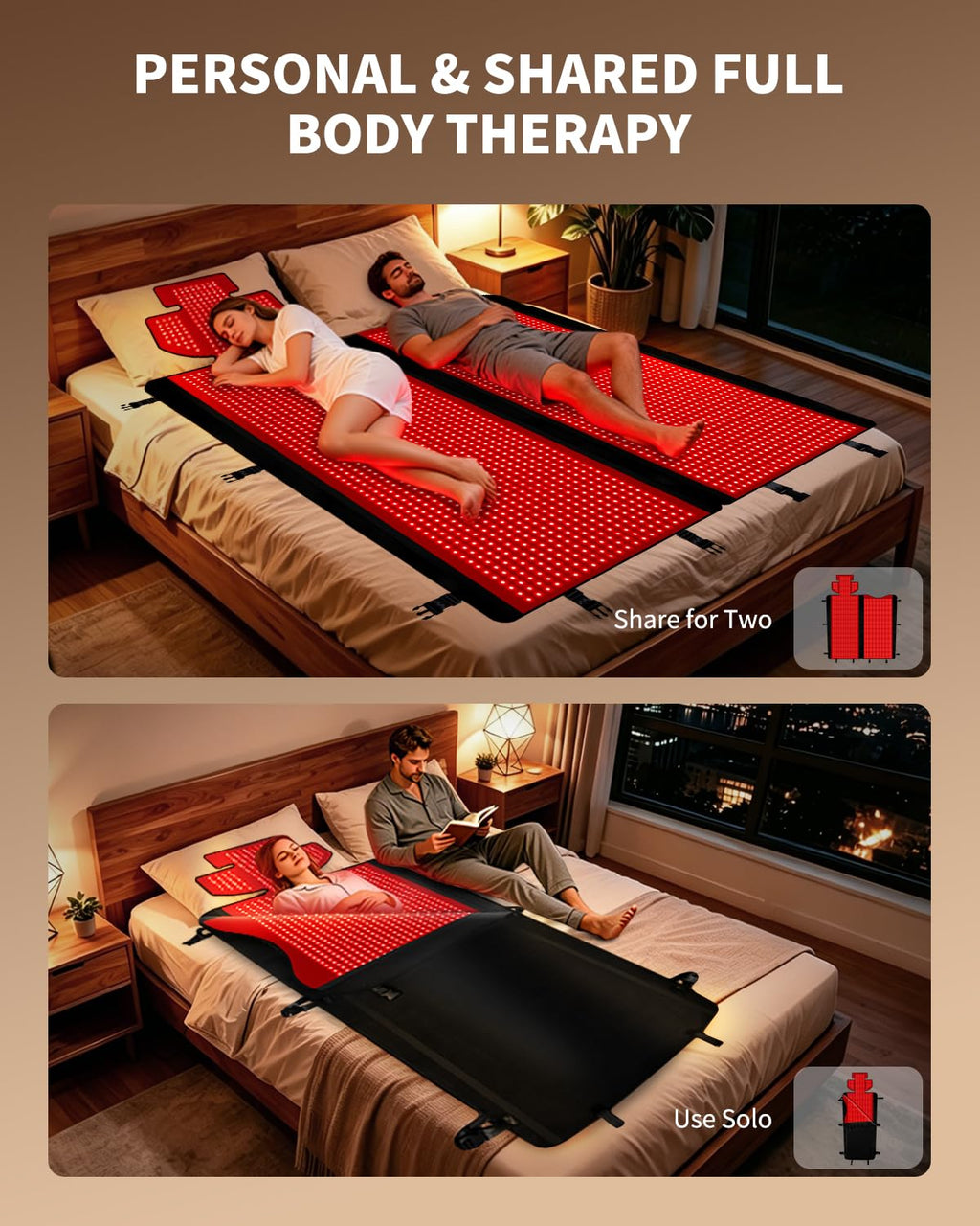 Largest 2980 LEDs Full Body Red Light Therapy Mat, 80.6"x35.7"