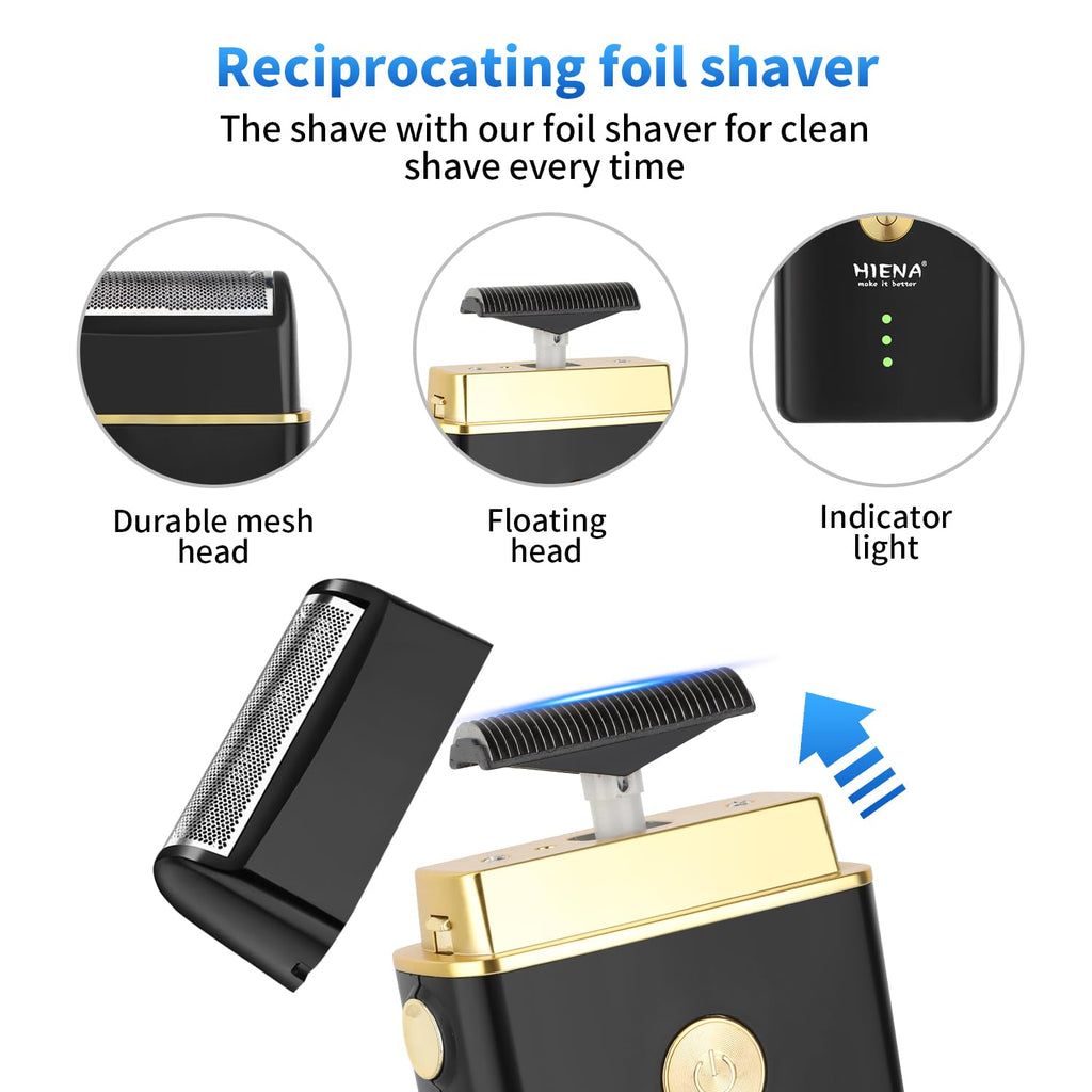 HIENA PRO Professional Hair Clippers for Men Clippers and Trimmer Set
