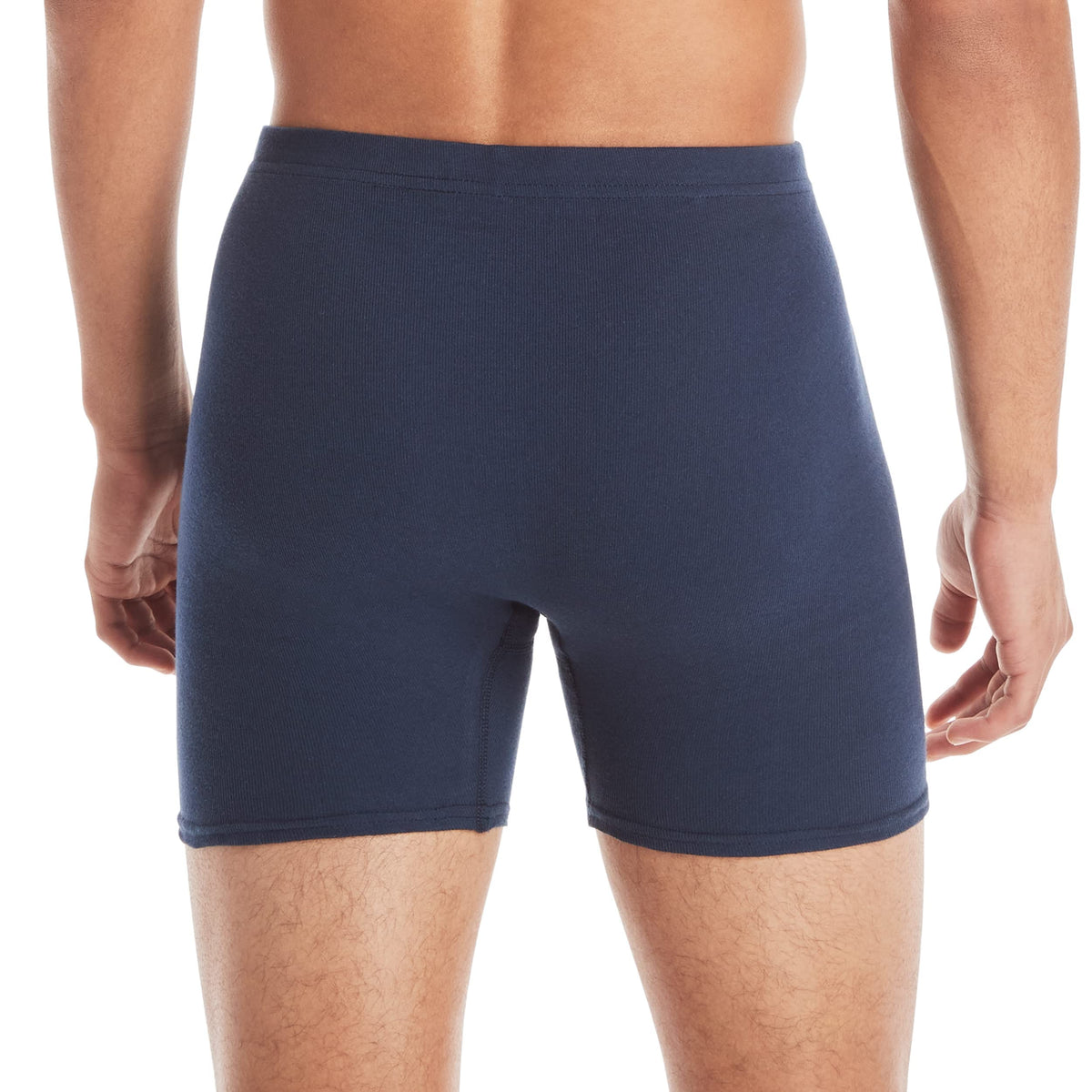 Hanes Men's Tagless Boxer Briefs with Fabric-Covered Waistband - Multiple Packs Available