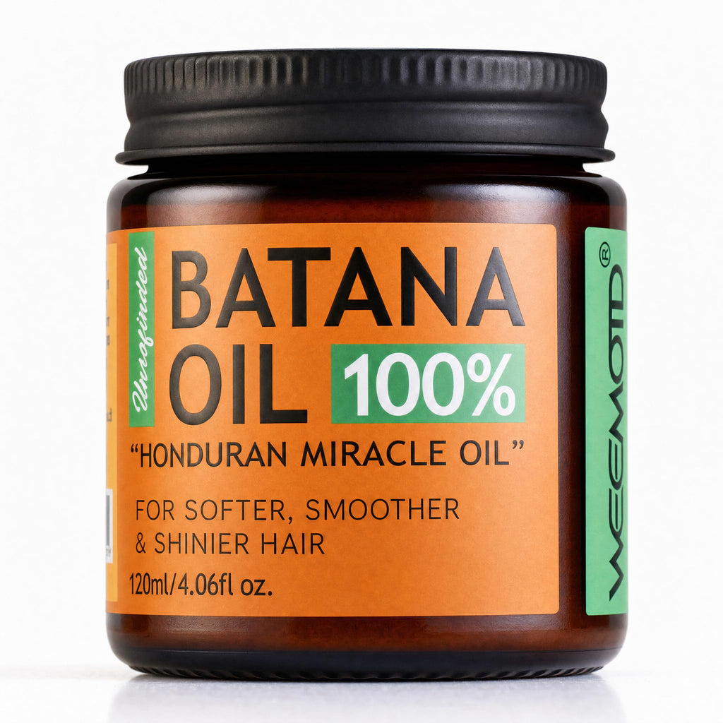 100% Raw Batana Oil for Hair from Honduras, 4.06 Fl Oz, Bright Coffee