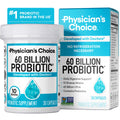 Physician's CHOICE Probiotics 60 Billion CFU - 10 Strains + Organic Prebiotics - Immune, Digestive & Gut Health - Supports Occasional Constipation, Diarrhea, Gas & Bloating - for Women & Men - 30ct