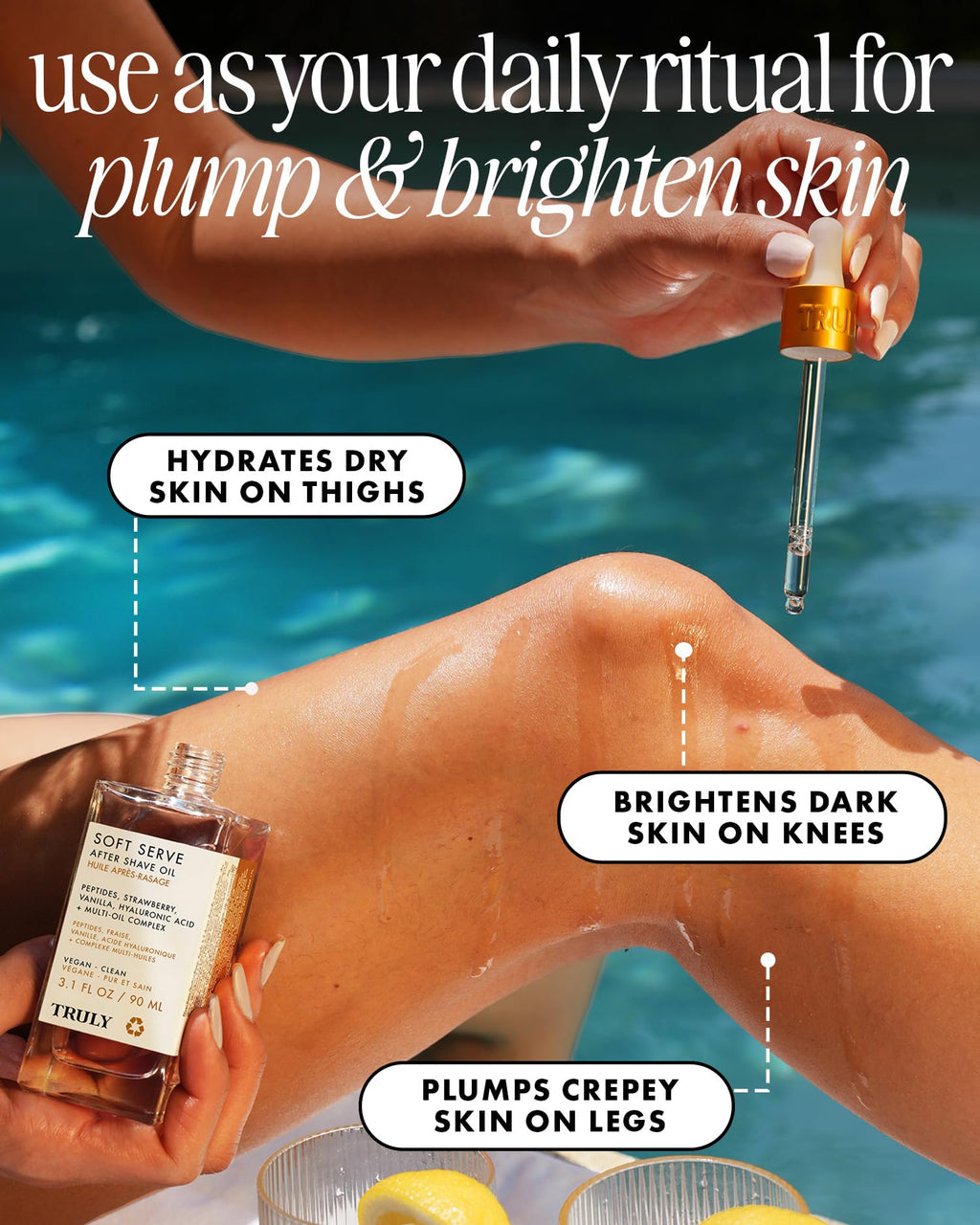 Truly Beauty Soft Serve After Shave Oil | Hydrating Treatment for Ingrowns