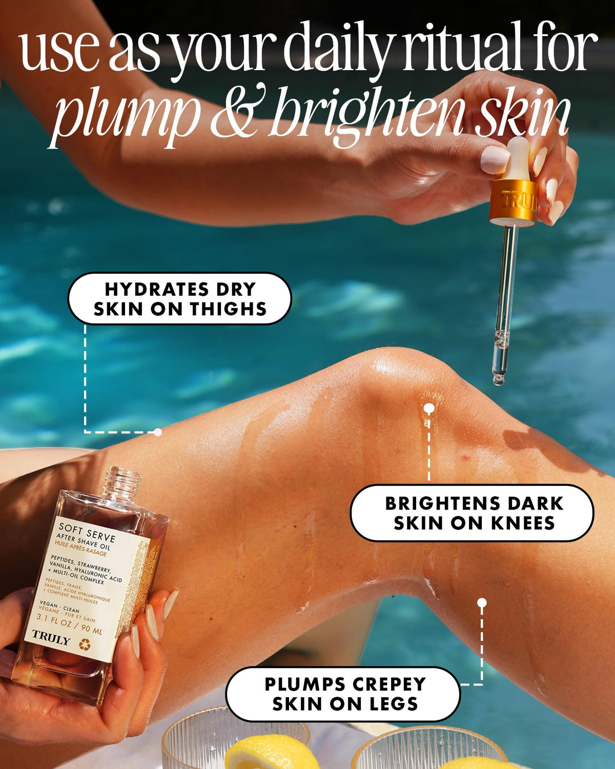 Truly Beauty Soft Serve After Shave Oil | Hydrating Treatment for Ingrowns