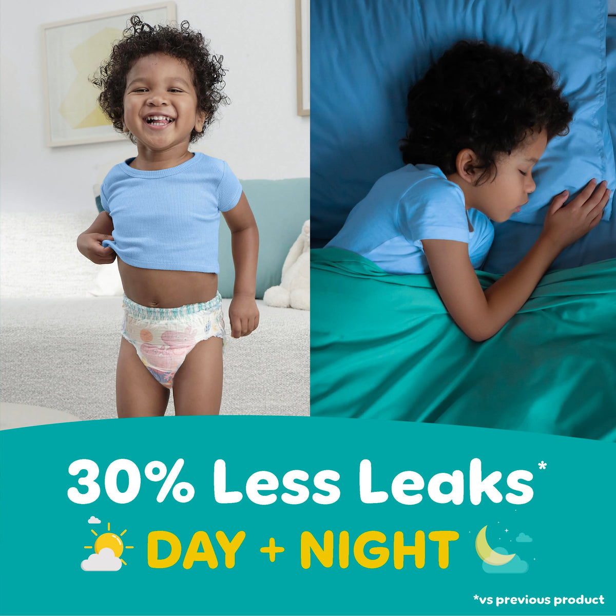 Easy Ups Girls & Boys Potty Training Pants, Size 4 (2T-3T), 140 Count, Peppa Pig Absorbent Pull Up Training Underwear, Up to 100% Leakproof Day and Night, Hypoallergenic