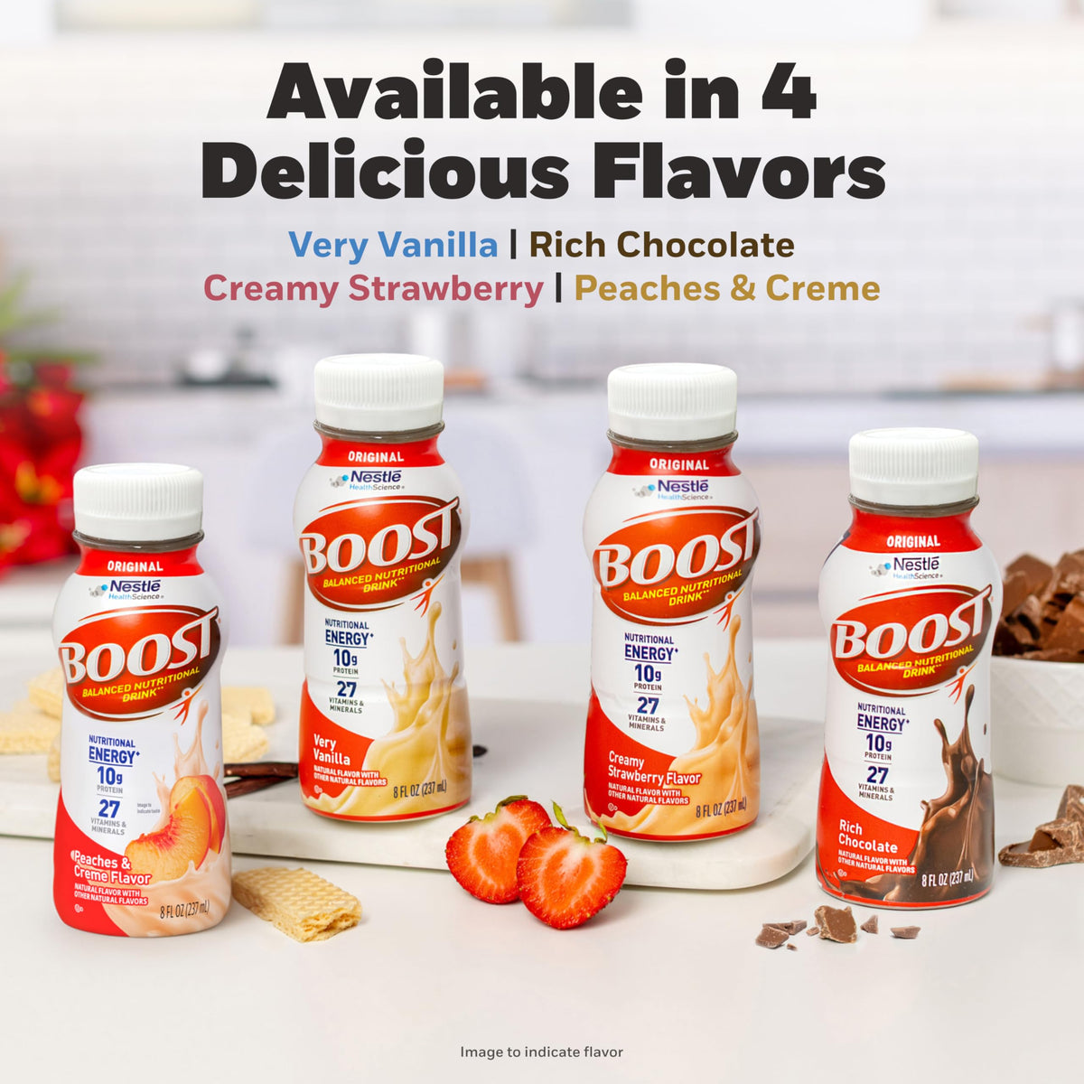 BOOST Original Nutritional Shake, Ready to Drink, Very Vanilla, 24 Pack