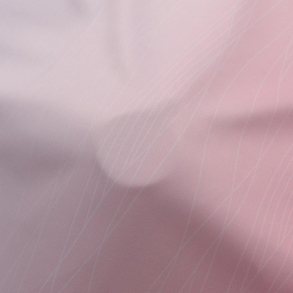 Pink and Greyish White Ombre Blackout Curtains for Kids Bedroom 42x63 Inch