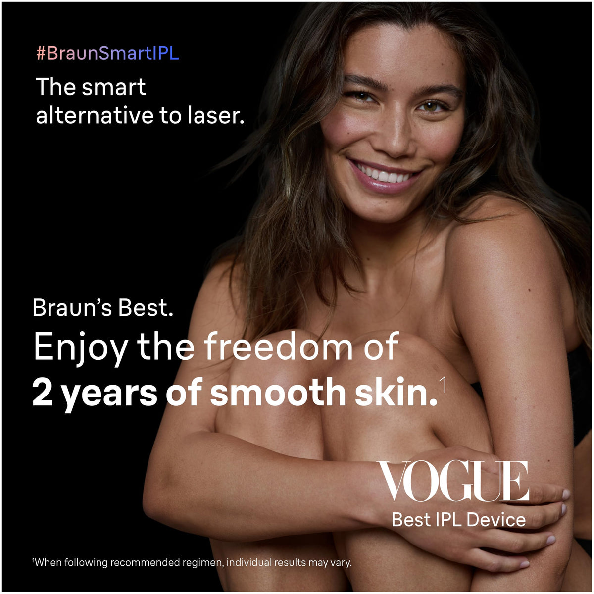 Braun Smart IPL, Skin i·Expert Pro 7, VOGUE's Best Hair Removal Device, IPL Hair Removal for Women and Men, Permanent Laser Hair Reduction At-Home, World's 1st Smart App, 3 Heads, IPL7243