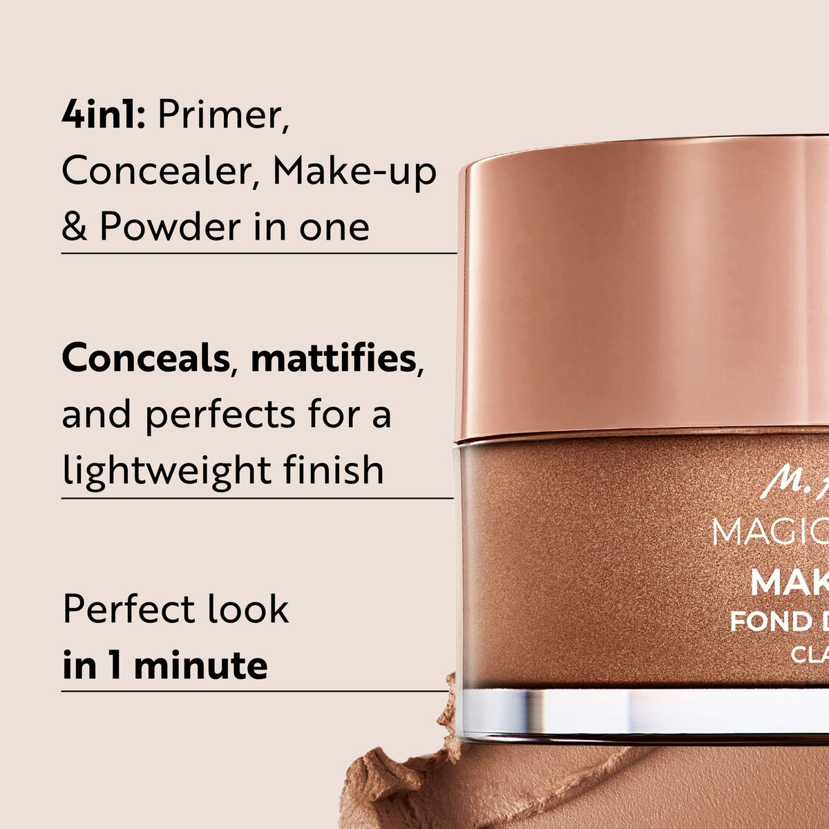 M. Asam Magic Finish Make-up Mousse (1.01 Fl Oz)