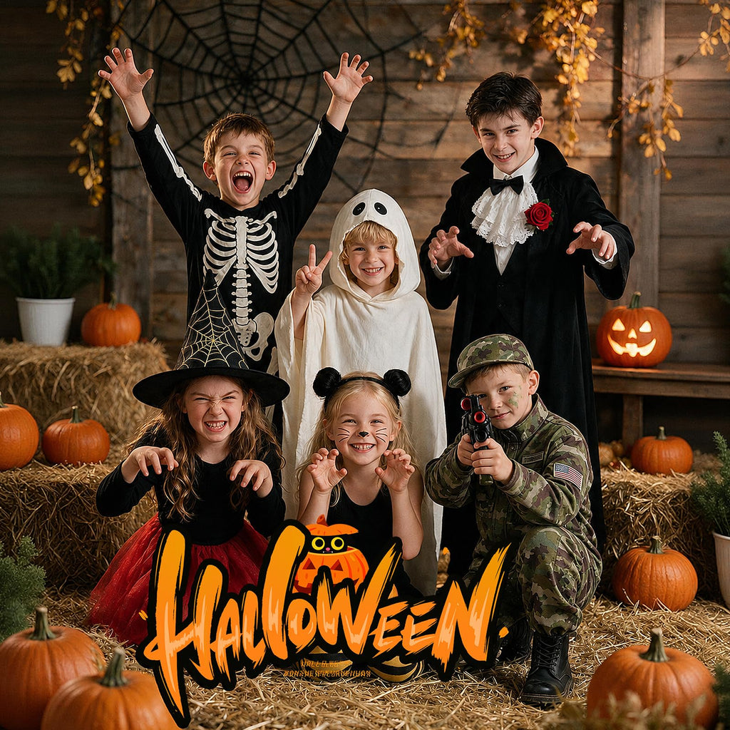 Kids Army Costume for Boys - 14 PCS Soldier Halloween Costume for Boys