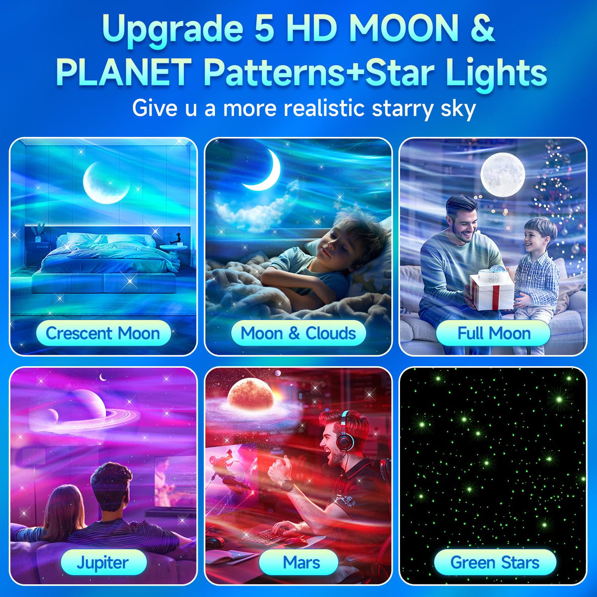 LED Galaxy Projector Sound Machine Aurora Night Light Projector with 30 Sounds,16 Colors Bluetooth Speaker, Remote Timer Teen Girl Gift Trendy Stuff Led Lights for Bedroom Sensory Light for Autism