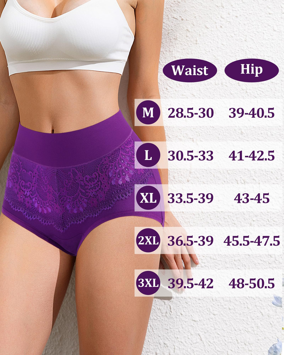 Tummy Control Underwear Womens High Waisted Cotton Postpartum Panties