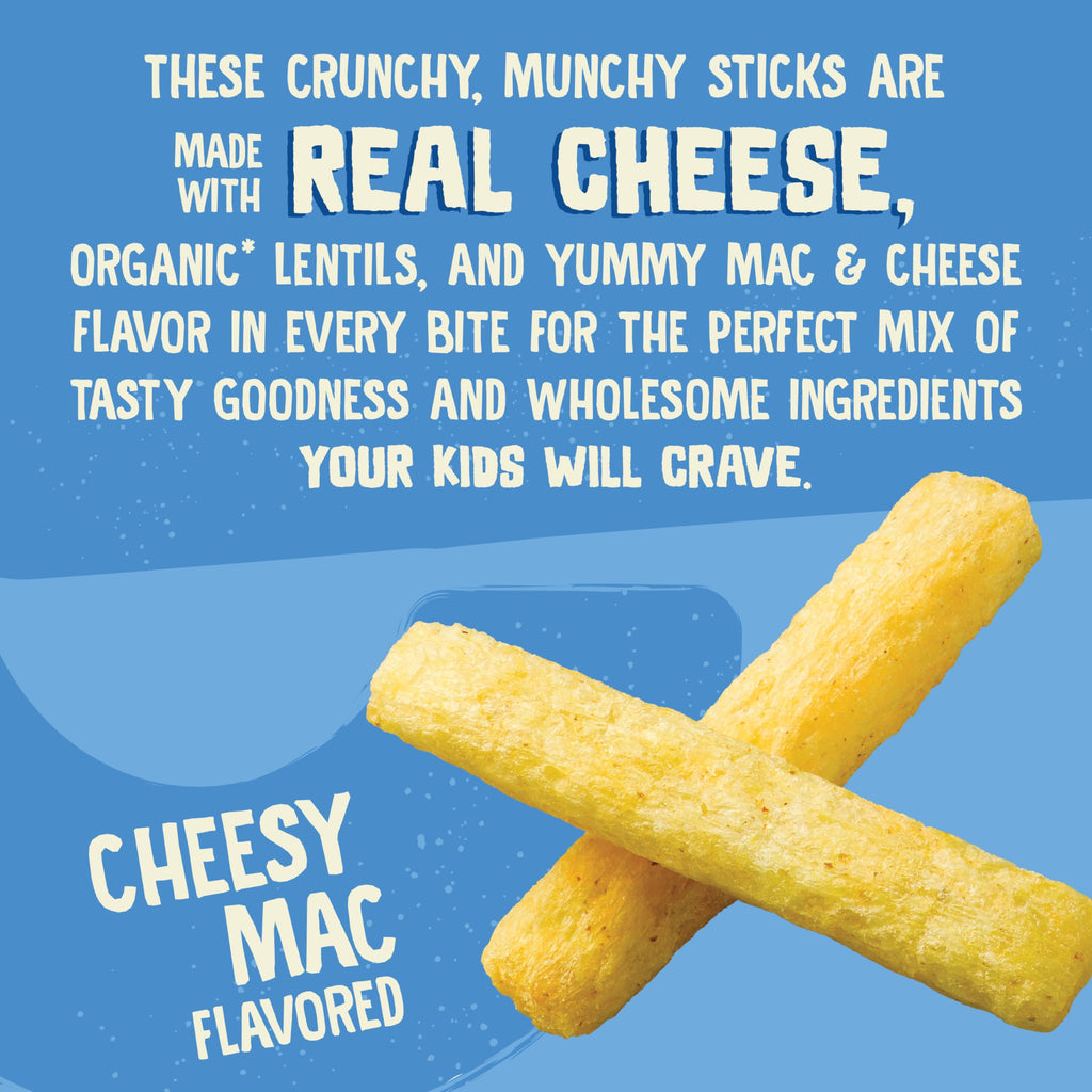 Earth's Best Crispy Sticks Cheesy Mac Multipack, 1.97 Oz (Pack of 4)