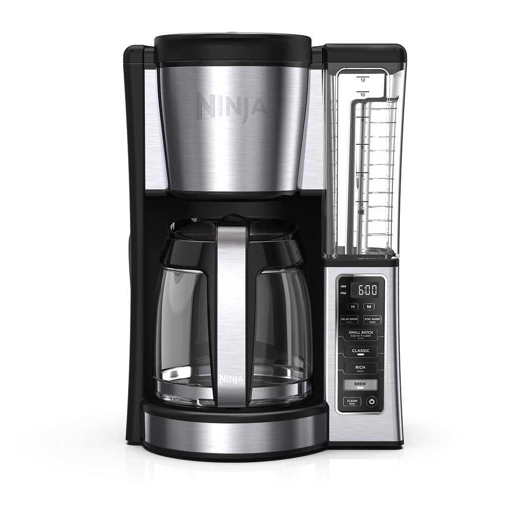 Ninja Fresh Brew Coffee Maker, 12 Cup Glass Carafe, Stainless Steel, CE251