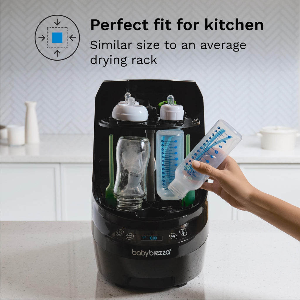 Baby Brezza Baby Bottle Washer Pro - Clinically Proven Better Cleaning