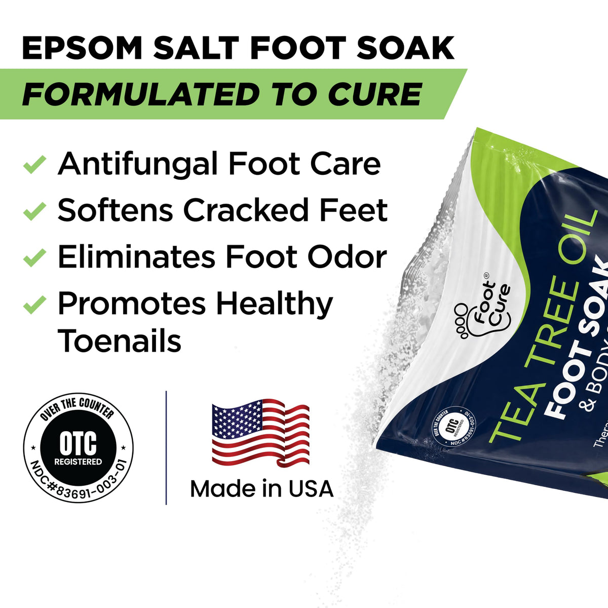 Tea Tree Callus Remover Gel & Foot Soak, Foot Cream for Dry Cracked Feet