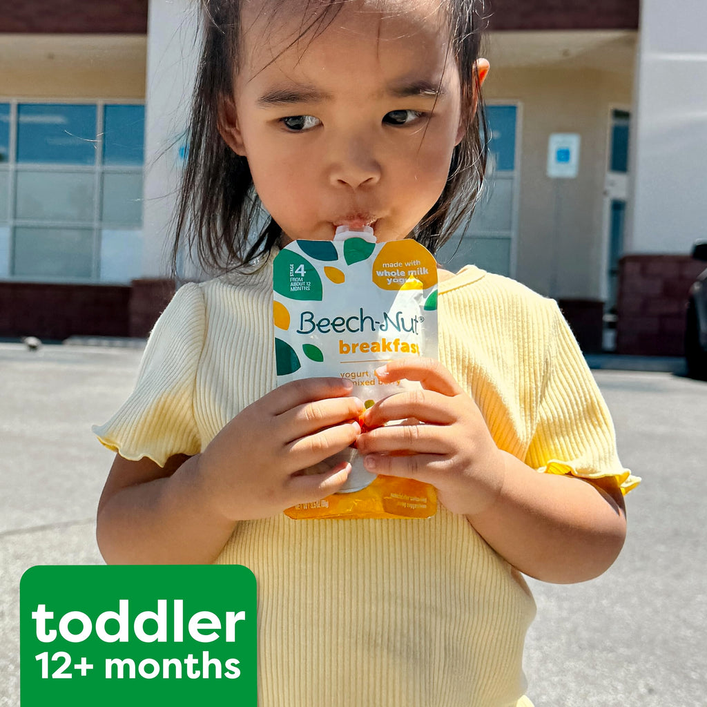 Beech-Nut Toddler Breakfast Food Pouches Variety Pack, 18 Pouches