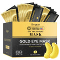 FENGOO 80 PCS 24K Gold Collagen Under Eye Patches & Smile Line Patches
