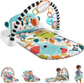 Fisher-Price Glow and Grow Kick & Play Piano Gym, Blue