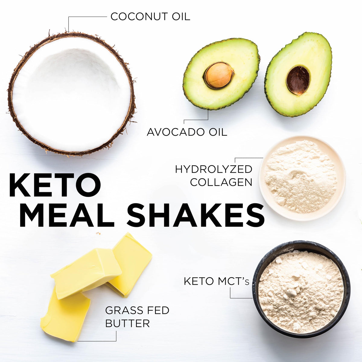 Keto Science Ketogenic Meal Shake Chocolate and Vanilla Dietary Supplement, Rich in MCTs and Protein, Packed with Collagen, Vitamins and Minerals, Keto and Paleo Friendly, (28 servings), 2 Pack