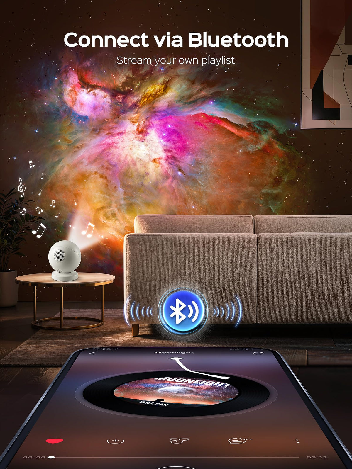 Star Galaxy Projector Night Light,29 Soothing Sounds Machine,16 HD Disc Planetarium Ocean Room Ceiling Projector Led Lights for Bedroom,Remote Timer Mood Sensory Light for Kids,Gifts for Boys & Girls