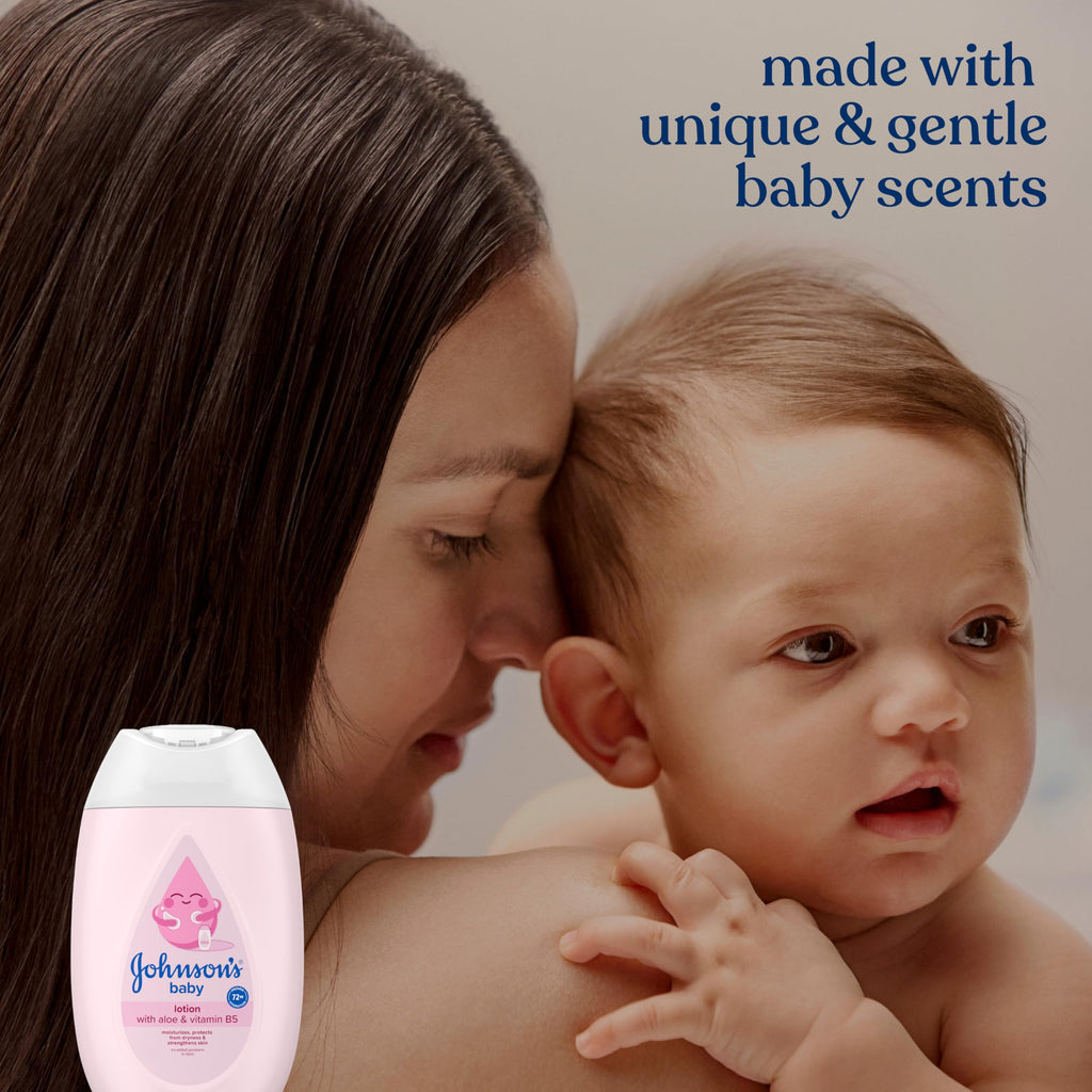 Johnson's Baby Lotion with Coconut Oil, Aloe Vera & Vitamin B5, 3.4 fl oz