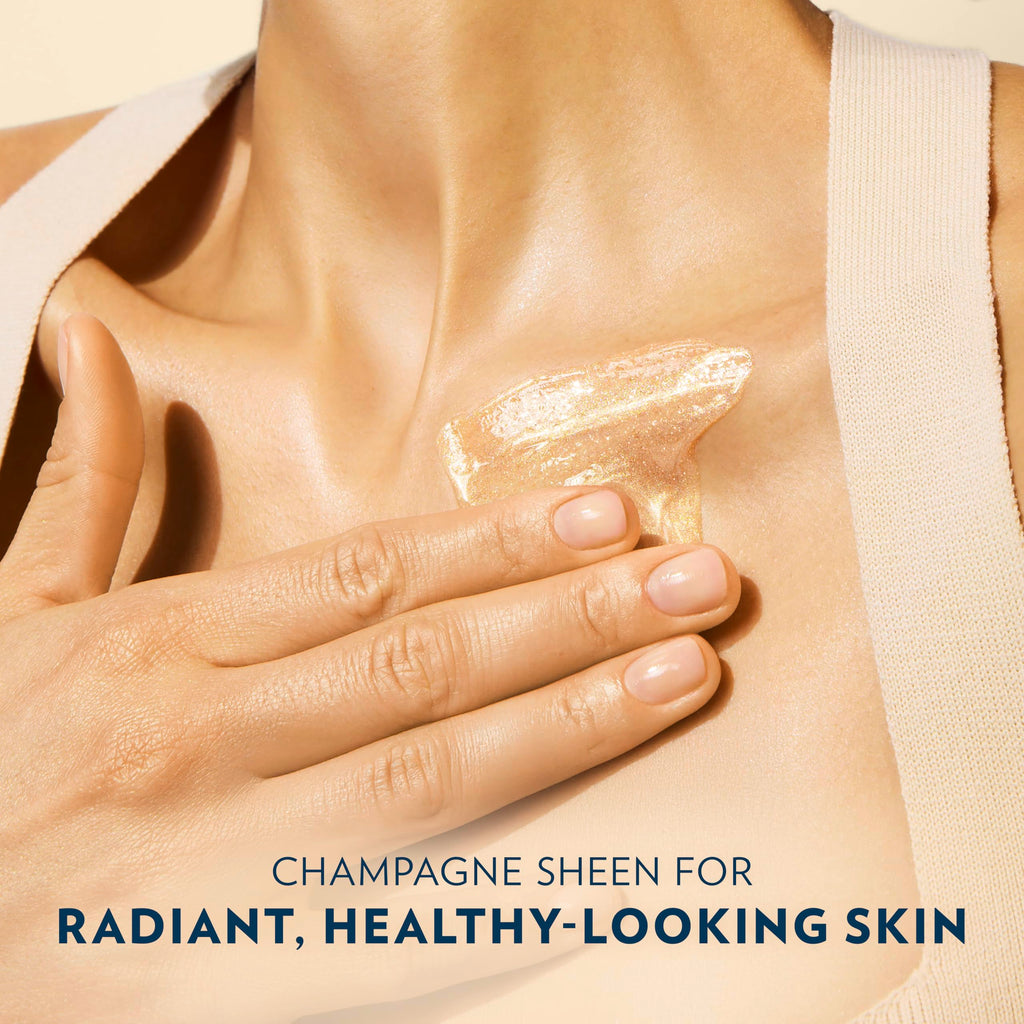 Vaseline Glazed and Glisten Sunlit Glow Body Gel Oil Shimmering 6.8oz 1ct