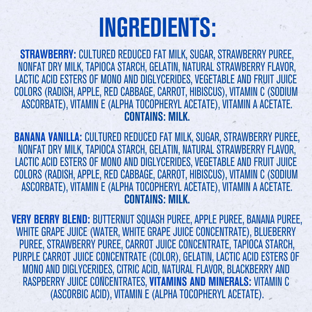 Gerber Stage 3 Baby Food Snacks, Strawberry, Banana Vanilla Yogurt Melts, Very Berry Fruit and Veggie Melts, Baby Led Feeding, 8-Pack
