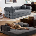 79" Convertible Sofa Bed, Boneless Sleeper Futon Couch for Living Room