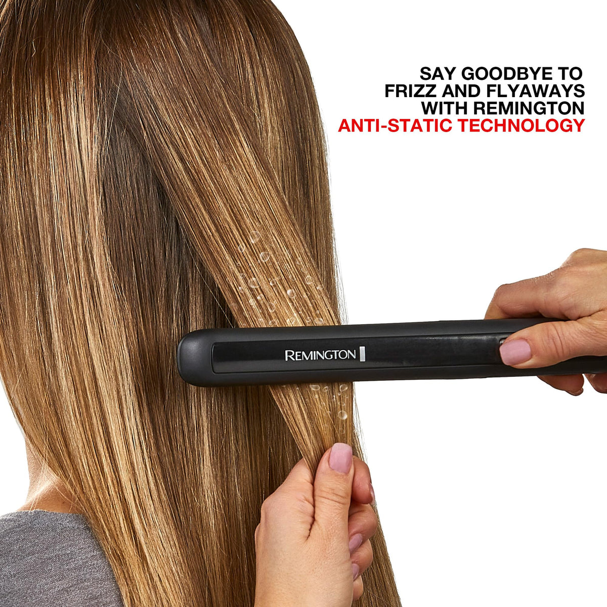 Remington 1" Flat Iron Hair Straightener, Anti-Static Technology, 30%