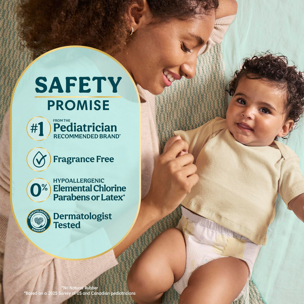 Swaddlers Diapers, Size 3 (13-26 lbs), 136 Count, Fragrance Free, Hypoallergenic, Absorbent, Pediatrician Recommended, Skin Safe