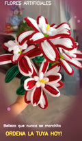 Flores hechas a mano